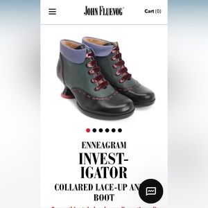 Like NEW John Fluevog Investigator booties, size 5.5